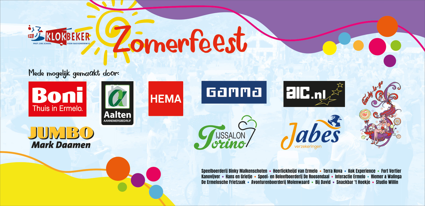 Banner Zomerfeest